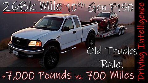 HEAVY Long Distance Towing With A 10th Gen 2002 F150: Over 7000 Pounds Over 700 Miles '97-'04 F150