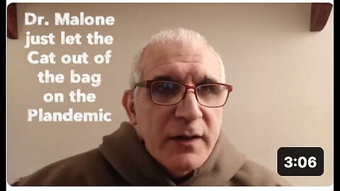 Dr. Malone Reveals Insights about the Alleged Plandemic