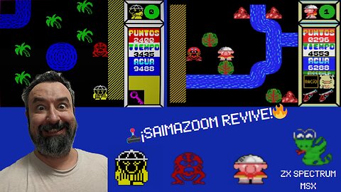 ⚡ Comparativa ÉPICA: Saimazoom en ZX Spectrum 🆚 MSX 😱 ¿Quién gana?