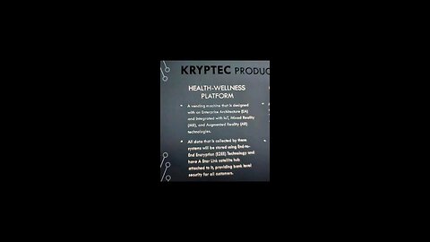 Introducing the "KrypTec Health-Wellness Platform " from Krypton Vending Solutions, LLC