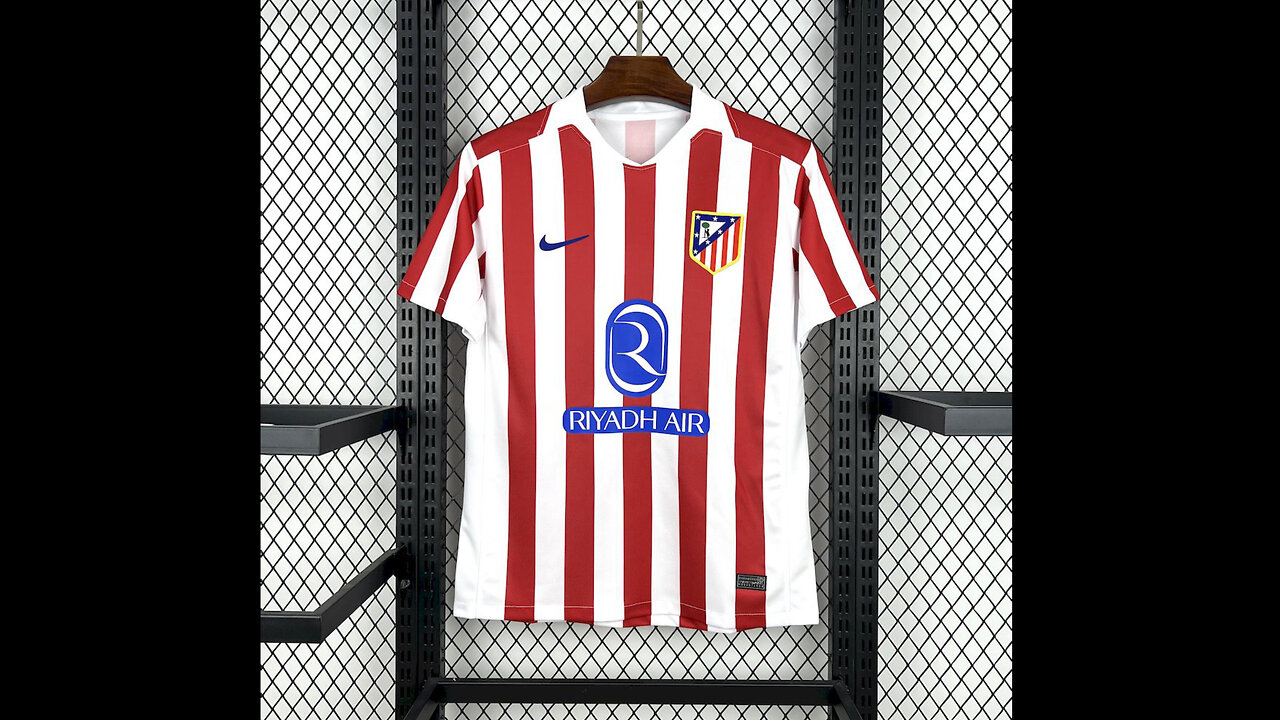 👉🏻⚽️2025-26 Atletico Madrid Home Adult Kit