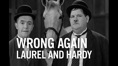 WRONG AGAIN (1929) Stan Laurel, Oliver Hardy & Dell Henderson | Comedy, Short |Old Hollywood
