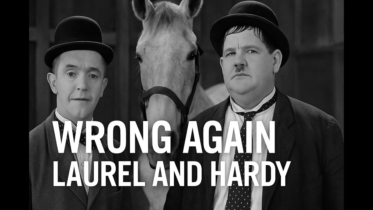 WRONG AGAIN (1929) Stan Laurel, Oliver Hardy & Dell Henderson | Comedy, Short |Old Hollywood