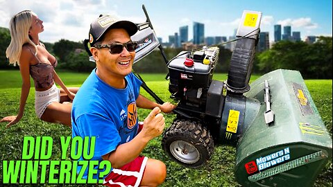 I winterized my snowblower years ago so it started right up to sell today & picked up a tiller!