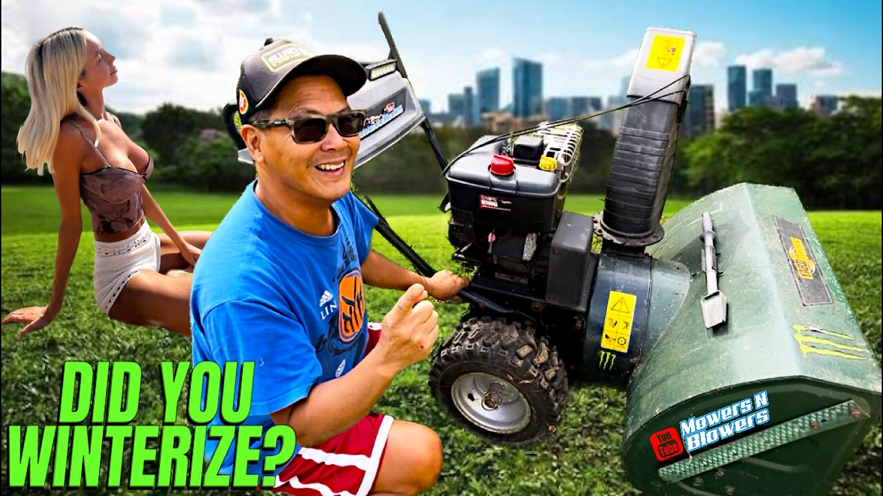 I winterized my snowblower years ago so it started right up to sell today & picked up a tiller!