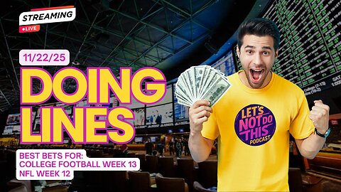 NFL Week 12 & CFB Week 13 Picks + Underdog Parlay | Doing Lines