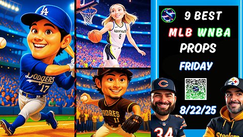 🔥9 BEST FRIDAY PRIZEPICKS MLB PICKS TODAY | 🏀 WNBA PROPS | 🏈 NFL 8/22