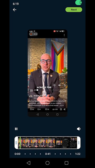 My message to Andrew knack That flag behind you represents. Nothing about true Canadians. Born