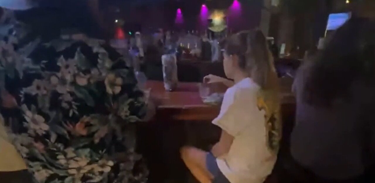 IP2 Stories - Based Surfer Angry At The Bar Talking Shit To a Guy! His Girl Gymnik Calls Cops