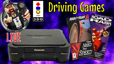 3DO Driving Games - LIVE with DJC