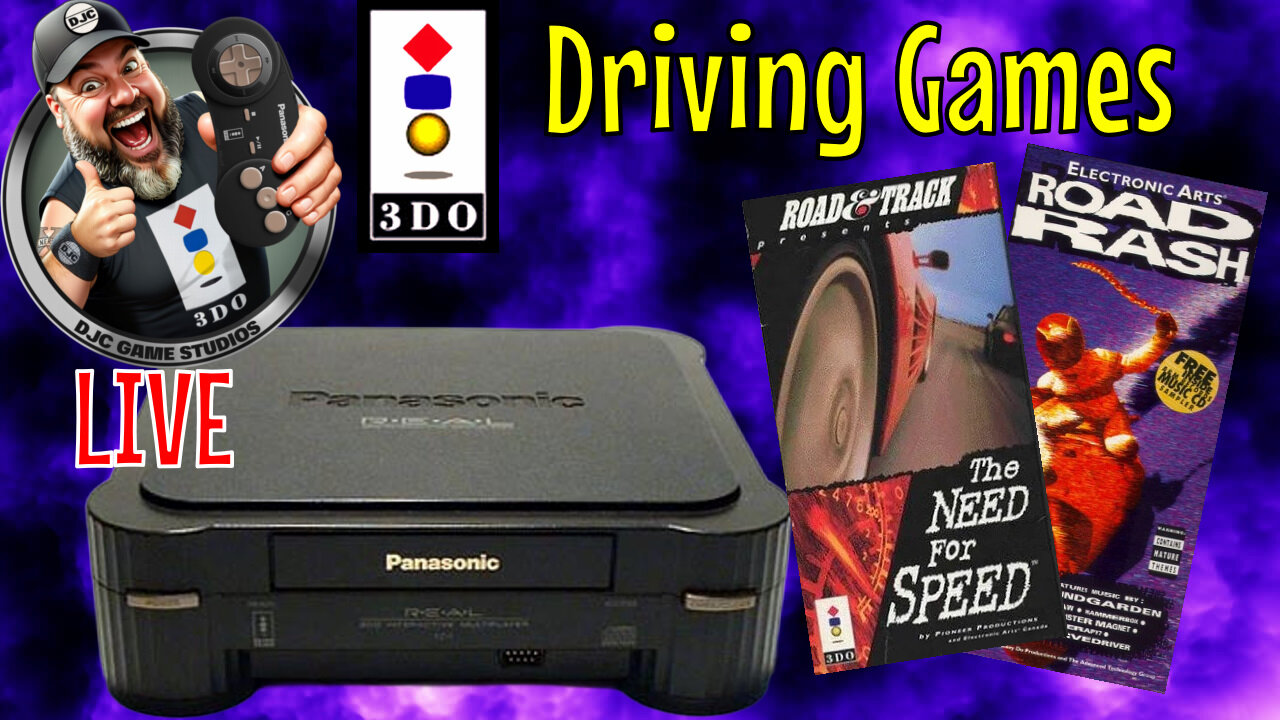 3DO Driving Games - LIVE with DJC