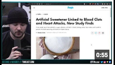 "Artificial Sweetener Linked to Blood Clots and Heart Attacks: People Magazine - Timcast"