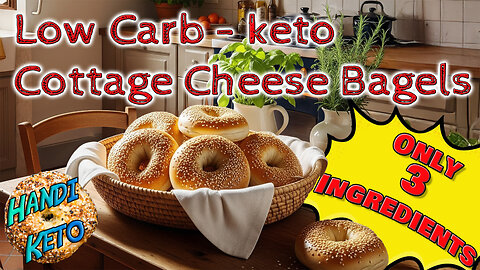 Low Carb Cottage Cheese Bagels