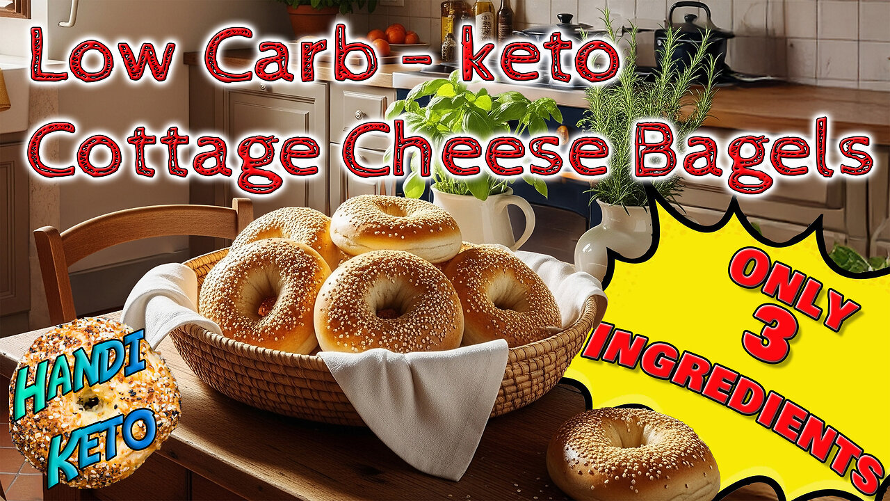 Low Carb Cottage Cheese Bagels