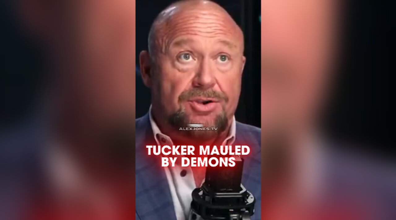 Alex Jones: Tucker Carlson Started Believing in Jesus Christ After Getting Mauled by Demons - 3/19/25