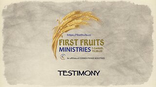 Todd Biery's Ordination as Elder/Deacon and Testimony