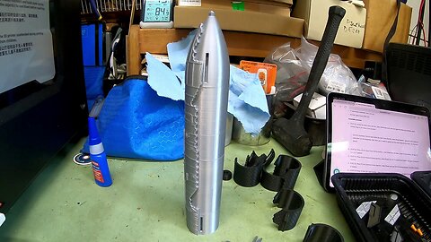 3d Printing & Assembly of a Complex Model: SpaceX Starship, Super Heavy, and Launch Tower - Part 8