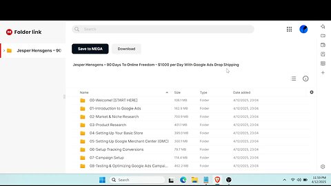 (CoursesLibrary.com)Jesper Hensgens - $1000/Day With Google Ads Drop Shipping