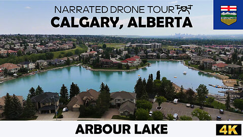 🏞️ Arbour Lake, Calgary, Alberta 🌄 4K Drone