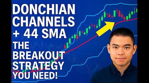 Donchian Channels + 44 SMA: The Breakout Strategy You Need! 
