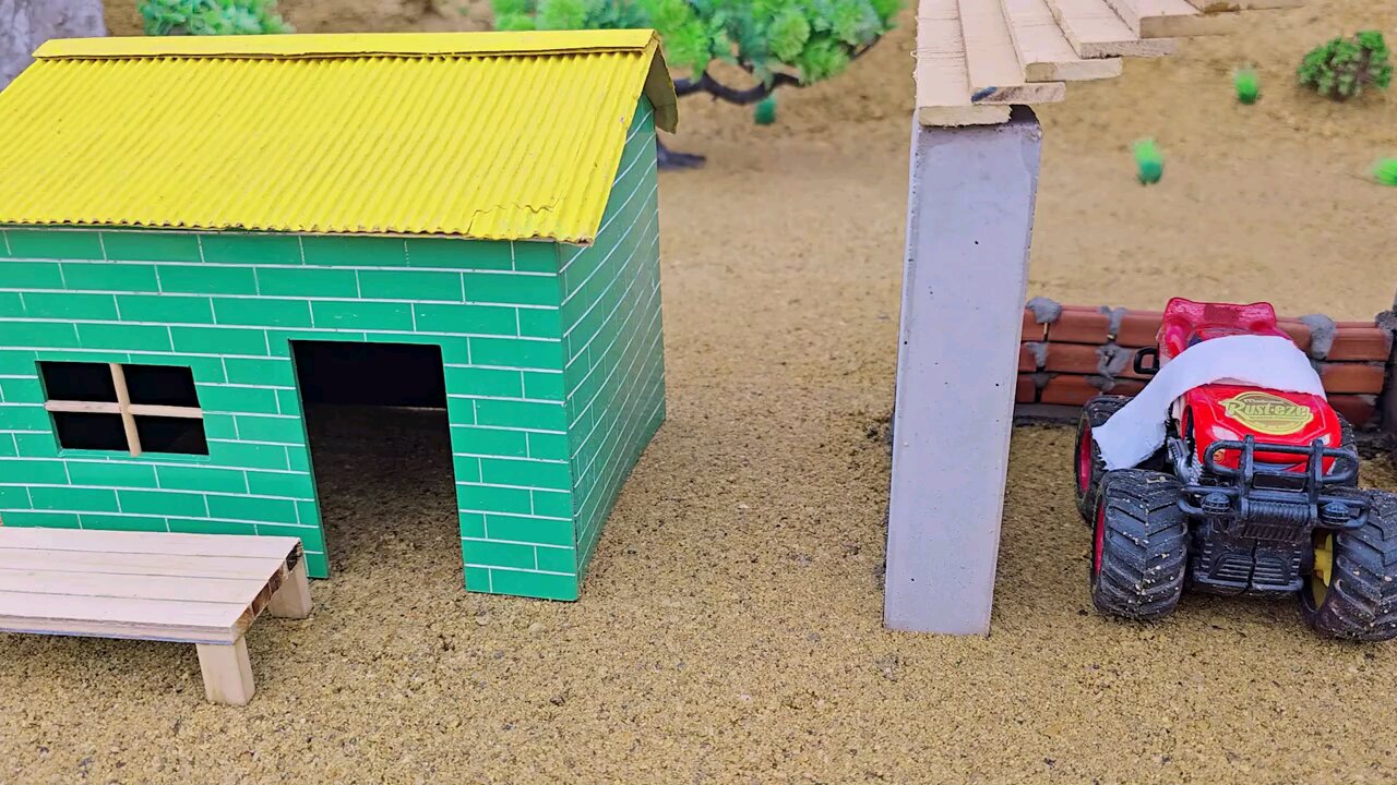 Diy_tractor_making_bulldozer_repair_train_railway___Excavator_Crawler_Crane_and_Construction_Trucks