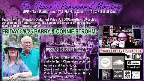 "BARRY and CONNIE STROHM"! Holy Spirits...
