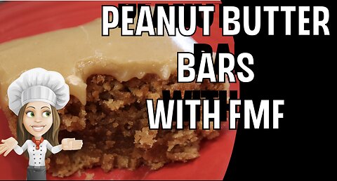 Peanut Butter Bars with Freshly Milled Flour