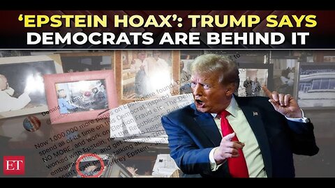 Trump Democrat-Inspired Epstein 'Hoax' Distracting DOJ
