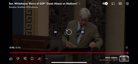 Trump and GOP HAVE CUT MEDICARE BY OVER HALF A TRILLION DOLLARS! Senator Sheldon Whitehouse. 7-30-25