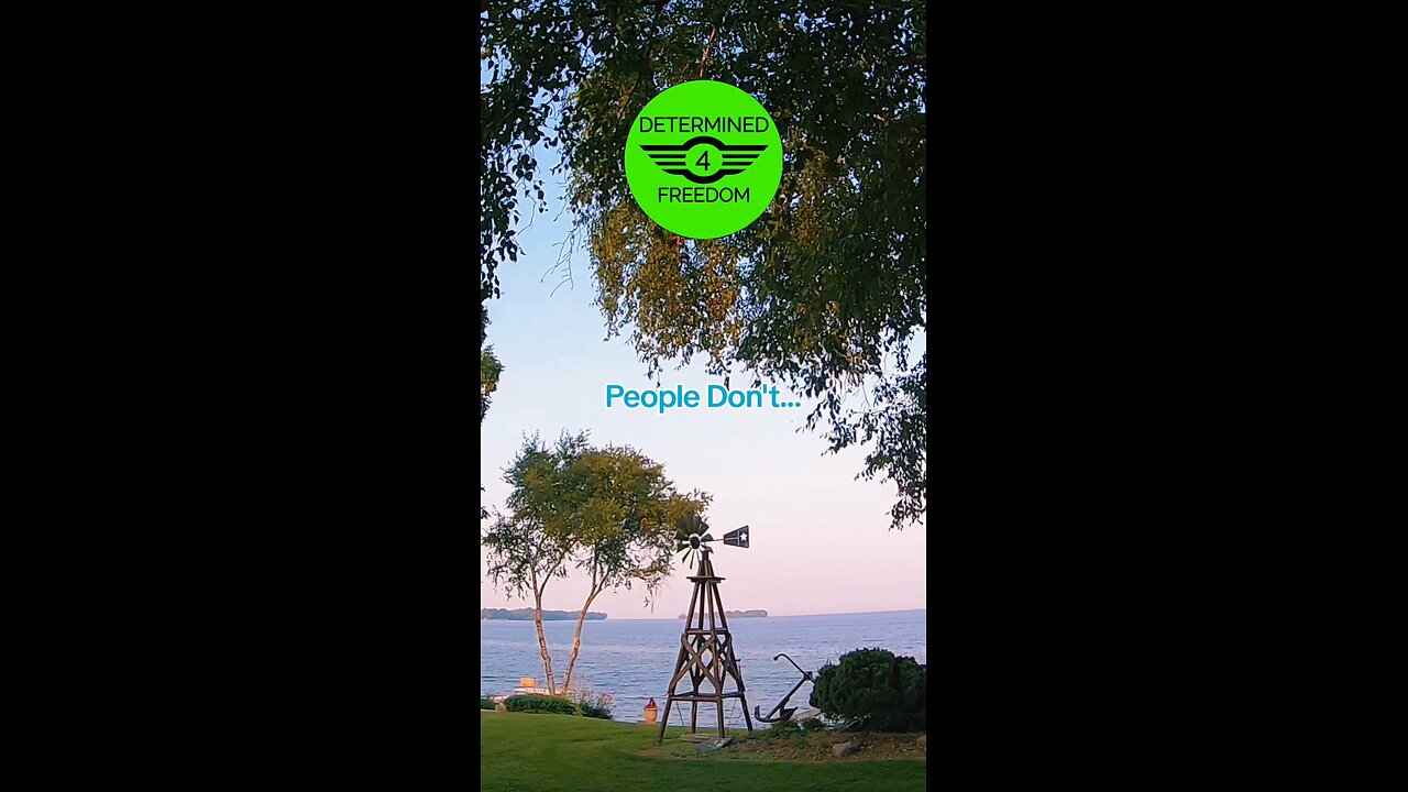 People Don't...