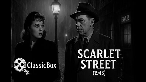 Scarlet Street (1945) | Classic Film Noir 🎞️ | Public Domain Movie | ClassicBox Films