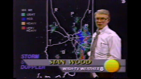 March 16, 1986 - WISH-TV Doppler Radar Promo with Stan Wood