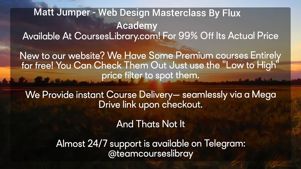 Matt Jumper - Web Design Masterclass By Flux Academy