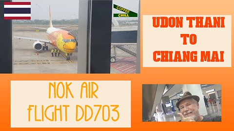 Udon Thani to Chiang Mai with Nok Air - Thai Domestic Flying from Isan to Northern Thailand #nokair