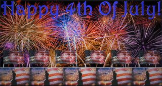 Happy 4th Of July - From Happy Birthday 3D - Star Spangled Banner - Video Card