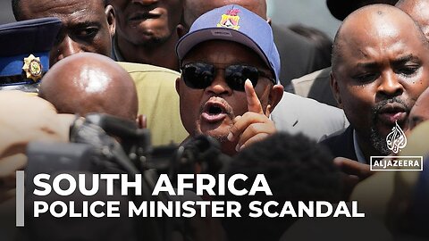South African police minister accused of links to criminal syndicates