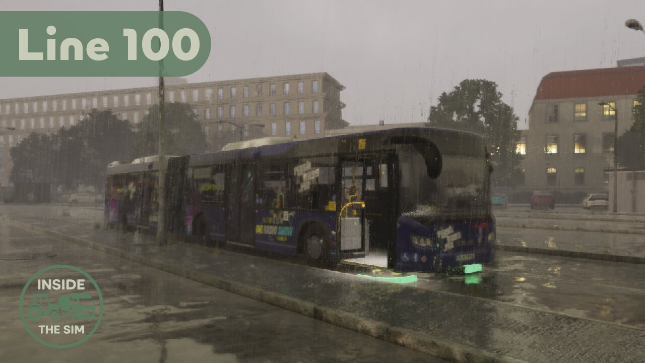 THE BUS - Line 100 | Super immersive bus driving experience in Berlin | Wheel cam
