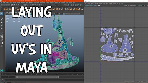 Laying Out UV's in Maya