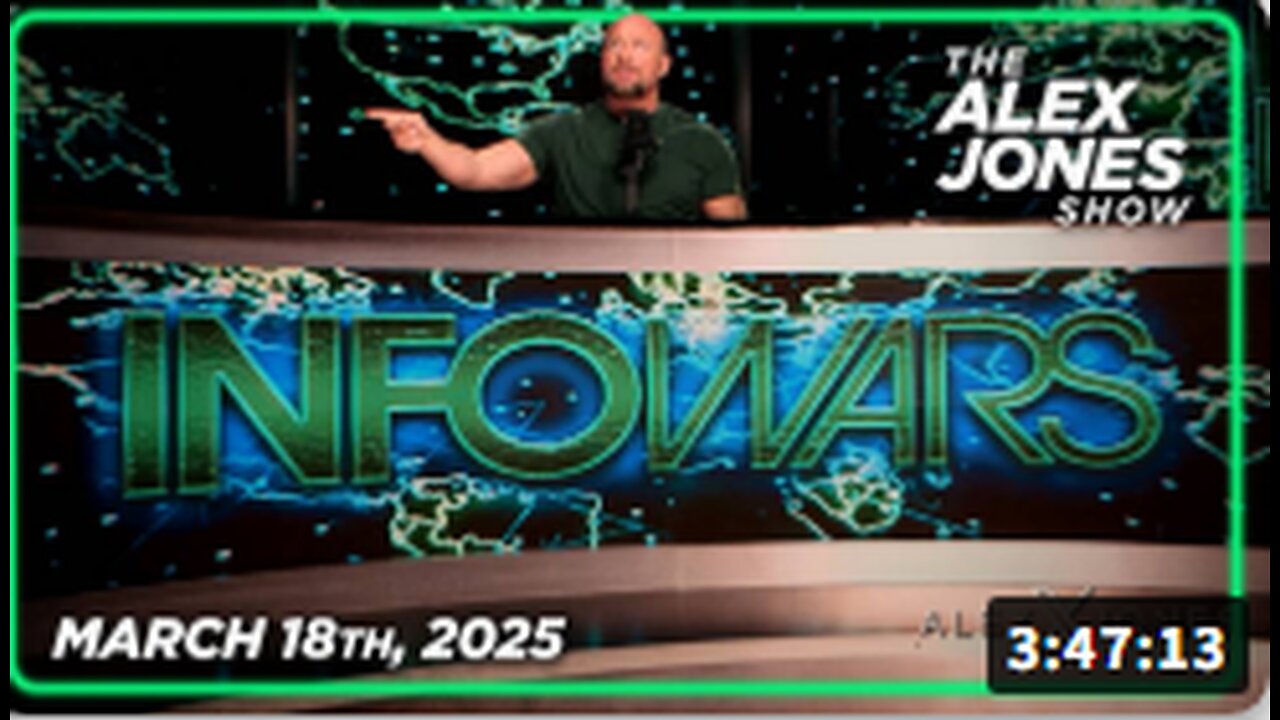 FULL SHOW 3/18/25 — Trump & Putin Reach Ukraine Ceasefire Deal, Democrats Target Tesla Owners' Homes With Molotov Cocktails, And JFK Files Implicate The CIA & MORE — This Is An Absolute Must-Watch Edition Of The Alex Jones Show, The Most