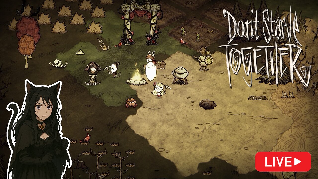 Campfire Chaos & Questionable Survival 🌲🔥 | Don’t Starve Together with Friends