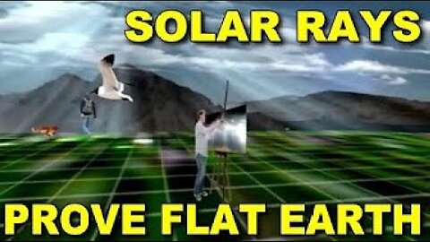 Flat Earth Proof 5 - Solar Rays