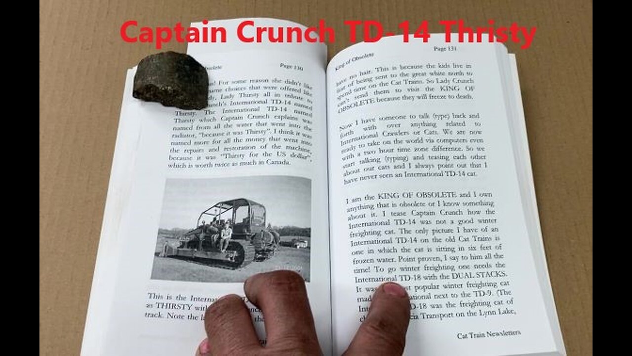 Remembering Captain Crunch and his TD-14 IH Cat Thirsty Mar 23 2025