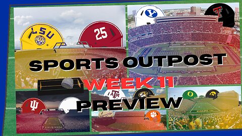 LSU vs Alabama | Indiana vs Penn State | BYU vs Texas Tech - SpOp Week 11 CFB Preview