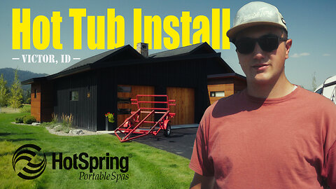 HotSpring Hot Tub Install | Leisure Time Inc.