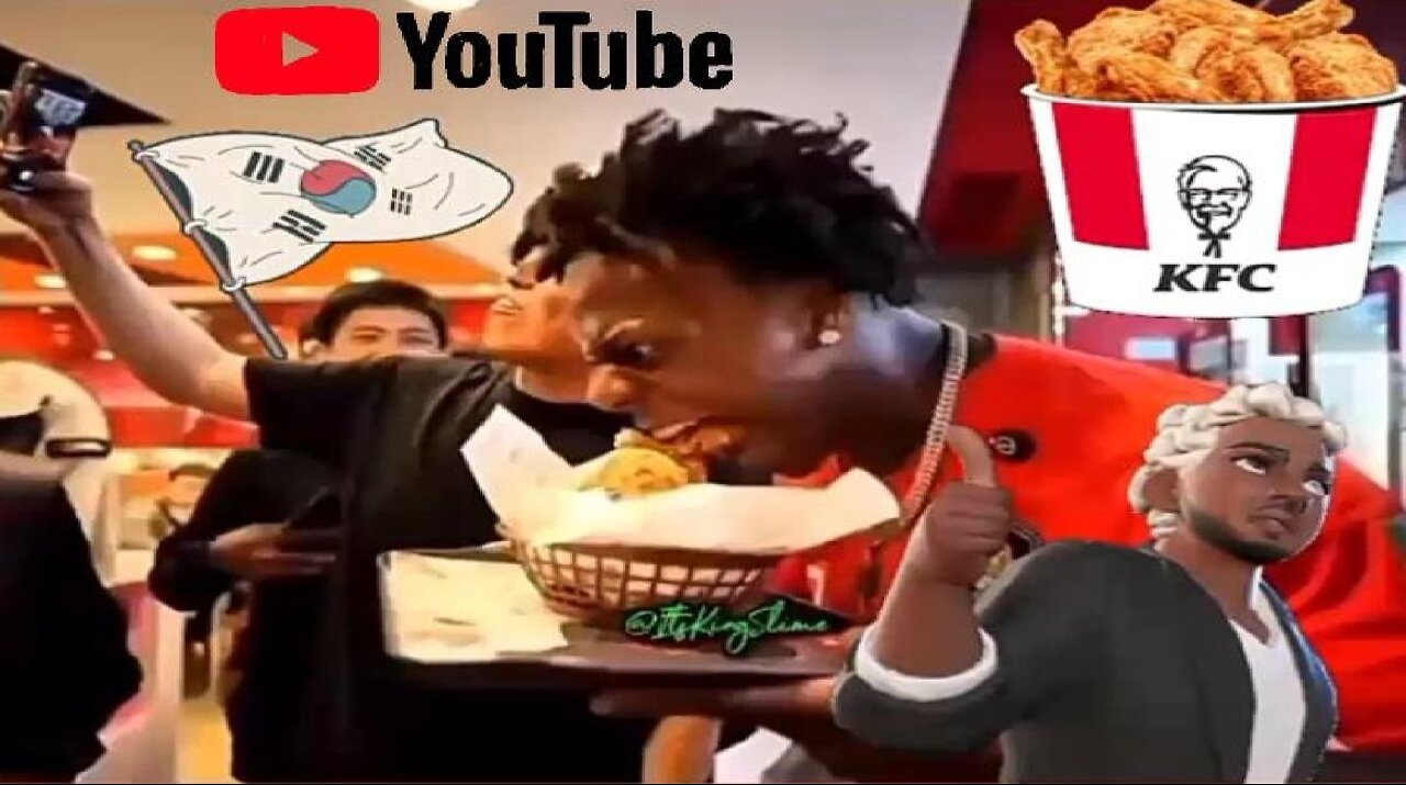 IShowSpeed Goes Crazy Over KFC Fried Chicken In South Korea