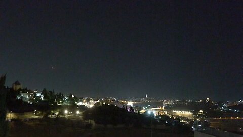 Israeli air defence intercepts missiles launched from Iran over Jerusalem