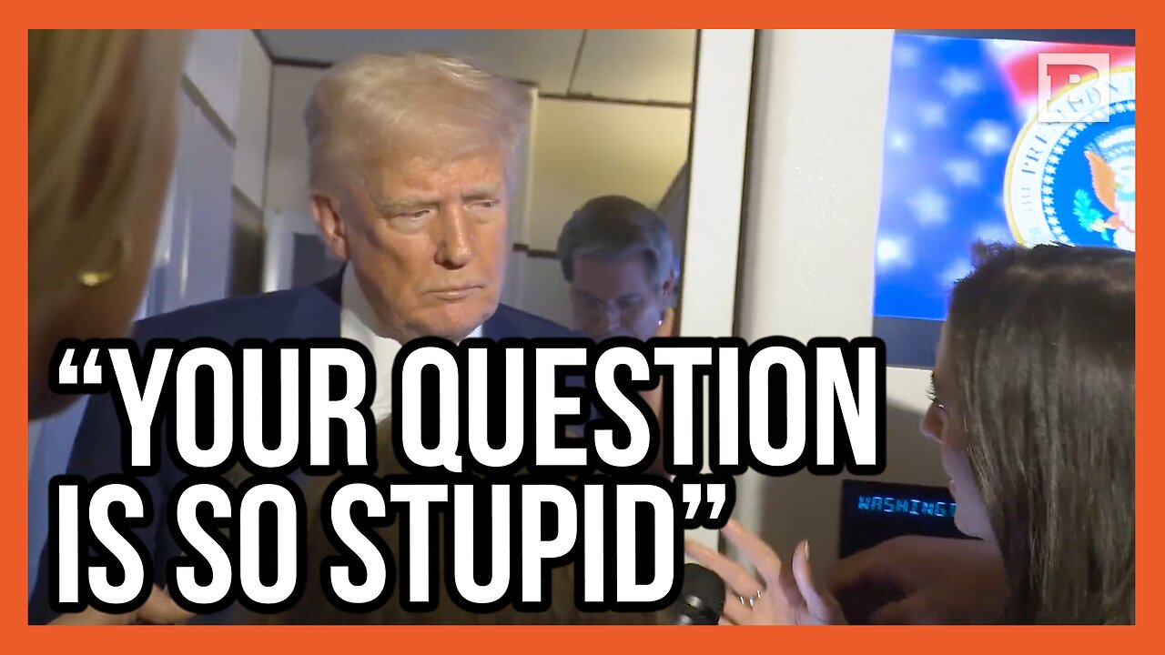 President Trump to Bloomberg Reporter: "I Think Your Question is So Stupid"