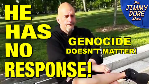 Zionist Shill Senator Fetterman CONFRONTED Over Supporting Genocide