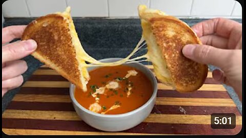 “Ultimate Grilled Cheese & Tomato Soup Combo 🧀🍅 | You Suck at Cooking Ep.164”