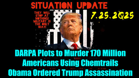 SIU. Treasonous Obama To Be Arrested. 7-25-25-AT-10AM-CST-00a-EST #TRUTH